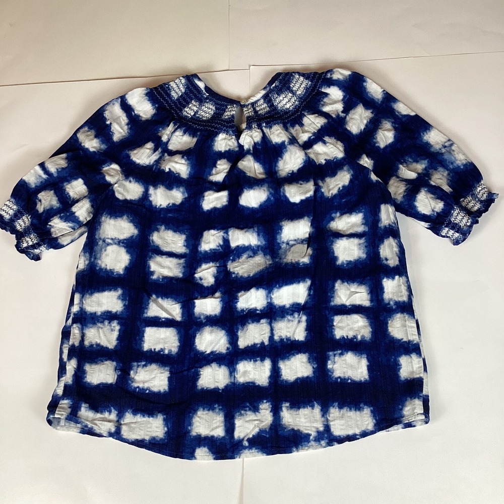 Sonoma Womens Blouse Shirt Size Medium Top Comfort Stretch Short Sleeve - Picture 4 of 6